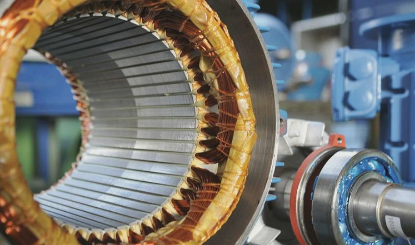 Turbina utilizada en algunas de las aplicaciones de la electromecánica